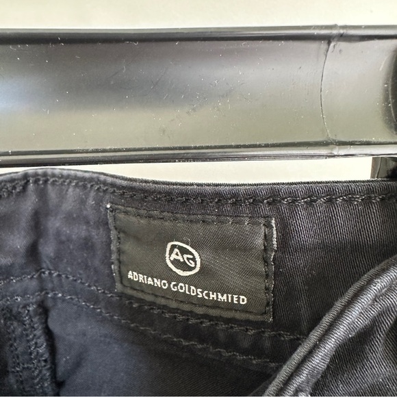 AG Adriano Goldschmied Men's The Graduate Straight Black Pants Size 34” - Picture 10 of 13